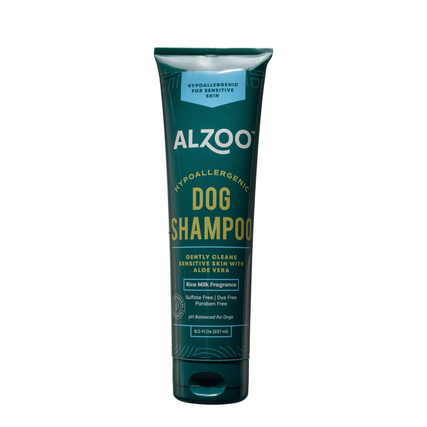 ALZOO Hypoallergenic Plant-Based Dog Shampoo with Rice Milk Fragrance - 8oz-2